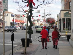 Pajama-clad shoppers competed for "best-dressed" prizes that included free turkeys.