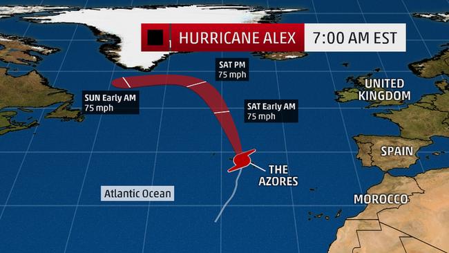 Hurricane Alex is the third Jan. hurricane since 1938. 