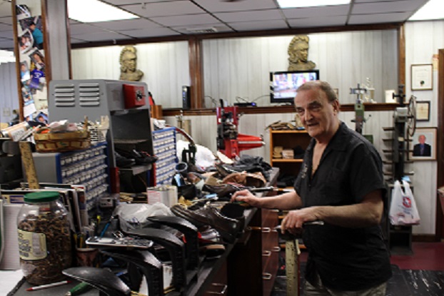 Frank Longo, proprietor of Frank’s Shoe Clinic .50