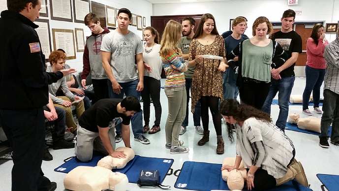 Seniors Learn CPR