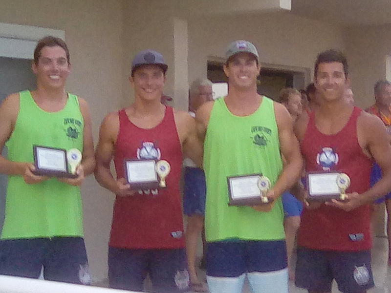 Pat Cusack Colin Dabundo Chase DiGergorio Derek Kneisel 2016 CMC Surfdash 3rd Place .4