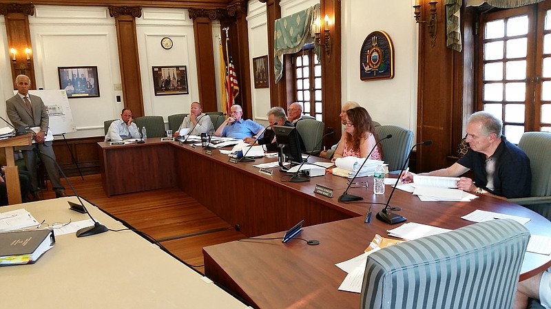 The Ocean City Zoning Board voted 5-2 in 2016 to lift a deed restriction 
that would have limited the renting of the condo units to just twice a year.