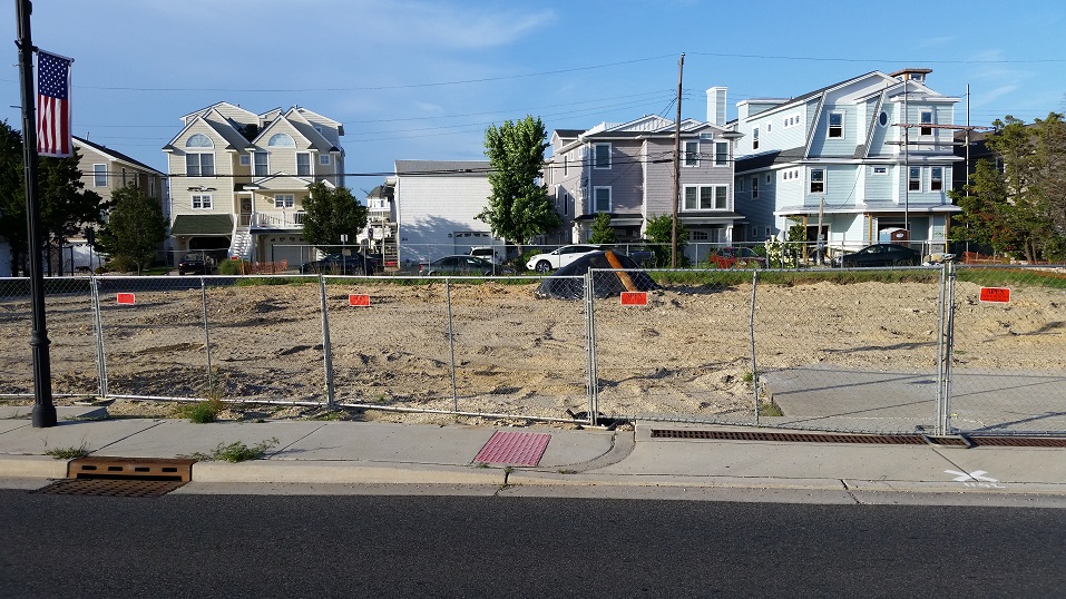 The city has bought the former BP station next to the Getty property. Now that the old BP building and gas pumps have been demolished, the site will be converted into landscaped open space.