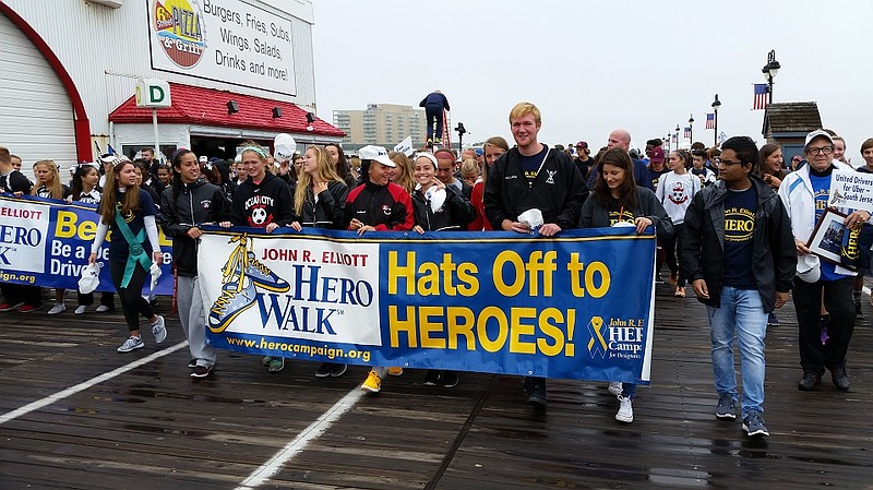 Hundreds turned out in Ocean City for a fundraising walk benefiting the John R. Elliott HERO Campaign for Designated Drivers in 2016. this year's walk is Oct. 21.