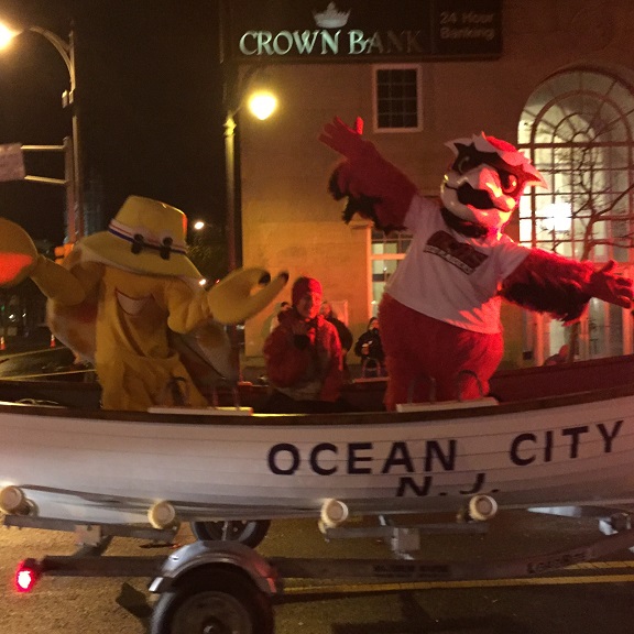 The rain did not bother Martin and Howie. They were shaking it Ocean City style