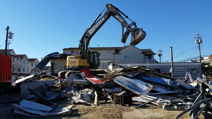 The blighted former Exxon gas station was demolished in November to make room for the proposed $2 million corporate headquarters for Keller Williams.