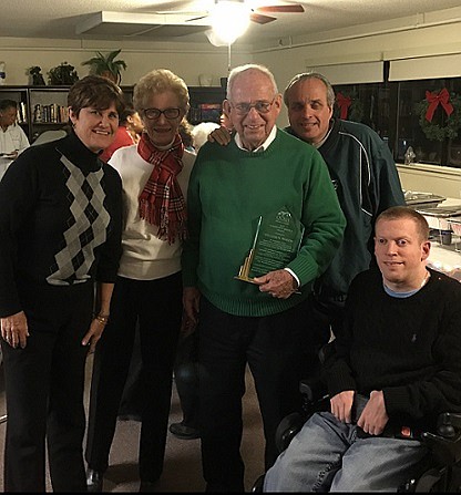 (L-R) Elizabeth Woods, Mary Woods, Bill Woods, Keith Hartzell, & Bobby Barr