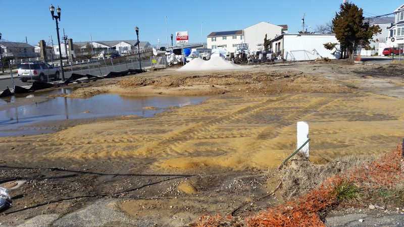 Now little more than an empty, muddy lot, the old BP site is part of the city's plan to create landscaped open space on the Ninth Street corridor.