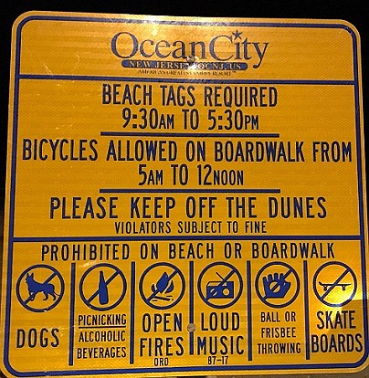 "No Smoking" may be added to the list of activities that are prohibited on the beaches.