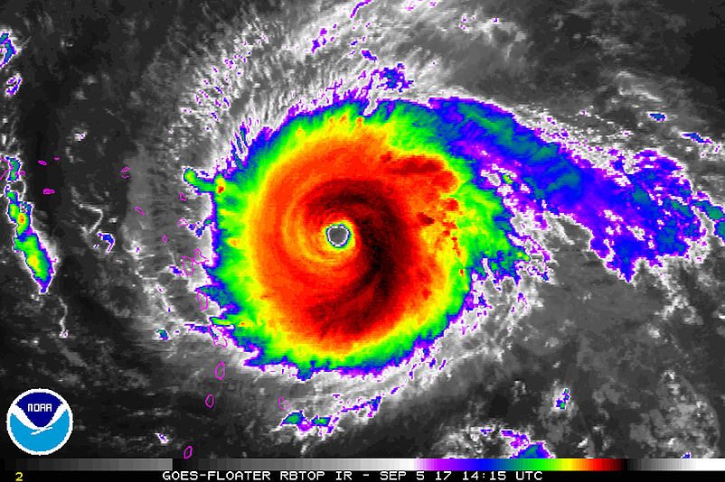 Hurricane preparedness will be one of the topics of the presentation. (Image courtesy of NOAA)