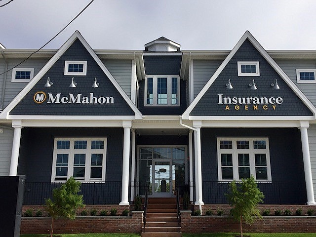 The McMahon Insurance Agency building in Ocean City is located at 901 Simpson Avenue.