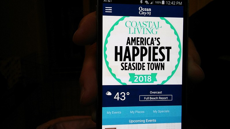 The Ocean City app has more than 16,000 users.