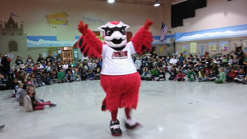 The Ocean City High School Red Raiders mascot even made an appearance.