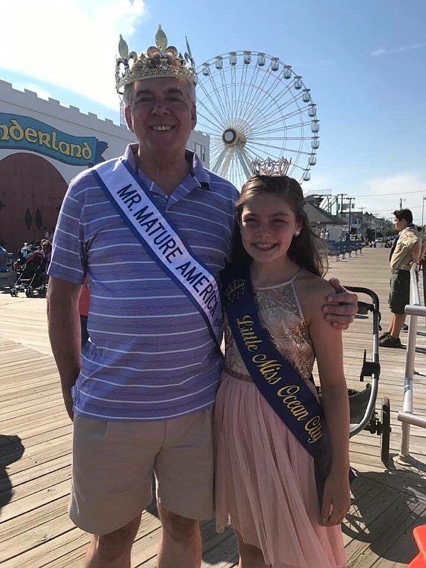 Matthew Allen says his nieces Charlotte Erickson (pictured) and Julia Erickson, both pageant winners in Ocean City, really helped him get ready for Mr. Mature America.