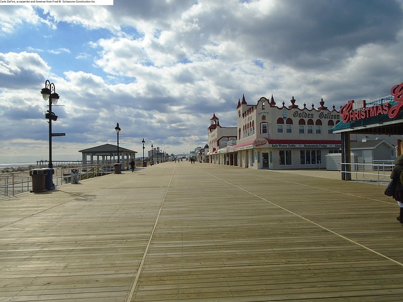 The Boardwalk project to install new wood decking, pavilions is officially completed - two years ahead of schedule.