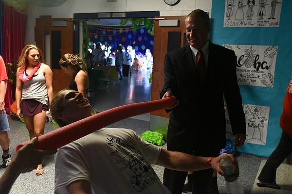 Even Dr. Jamison got in on the after prom fun