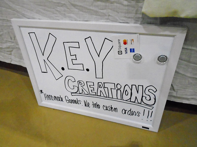 K.e.y Creations sells custom made key chains and apparel.