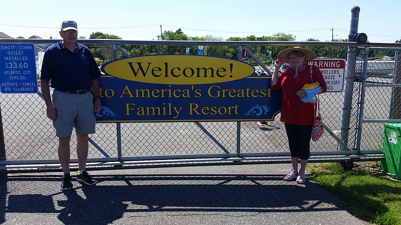 Charles and Virginia Johnson, of Ligonier, Pa., occasionally fly to Ocean City for beach trips.