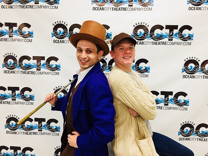 Brendan Maly (Willy Wonka) and Daniel Fullerton (Charlie Bucket) will bring to life these iconic characters at the Ocean City Music Pier. 