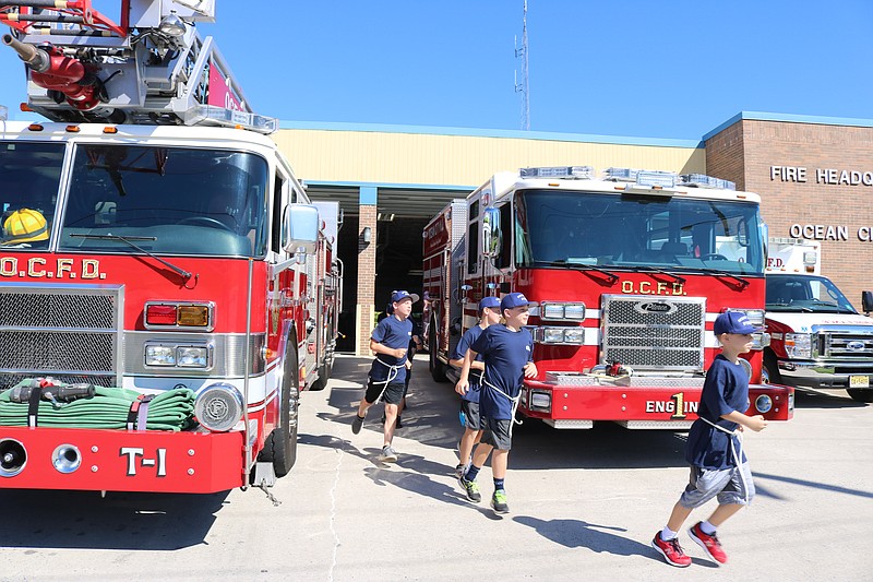 The Ocean City Fire Department's Junior Firefighter Program began Monday. Kids spend four days learning what it is like to be a firefighter.