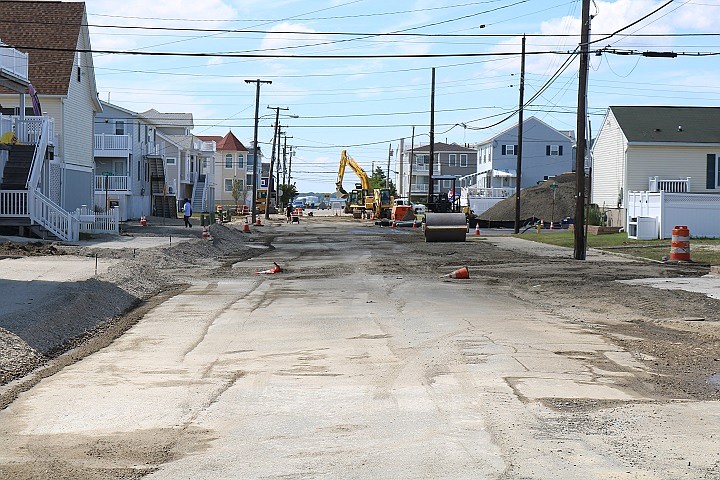 NE Drainage Project work in progress on 3rd Street between West and Bay.