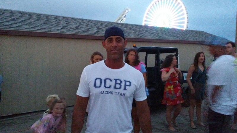 OCBP Bryan Theiss, 2nd place winner in the Paddleboard race.