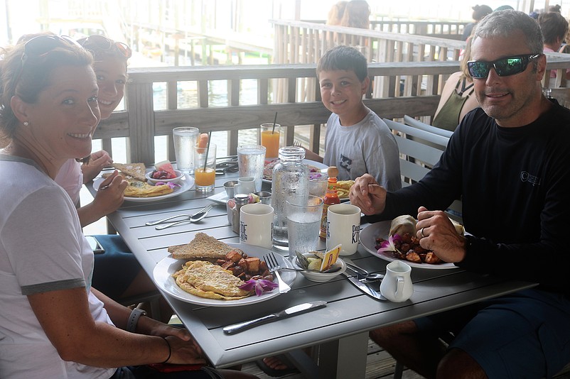 The Vaules family of Ocean City say they love Dockside Kitchen.