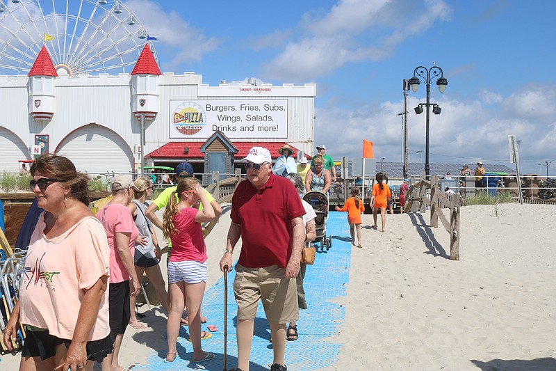 Ocean City is planning on installing a beach mat that extends to the water's edge in a test run at 34th Street in the summer of 2019.