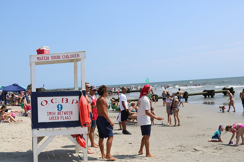 The 9th Street beach will be one of eight Ocean City beaches that will have lifeguard protection through Sunday, Sept. 16.