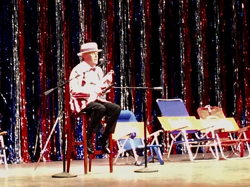 Mr. Mature America Bill Quain in his winning performance at the April pageant at the Ocean City Music Pier. (Courtesy Quain Family)