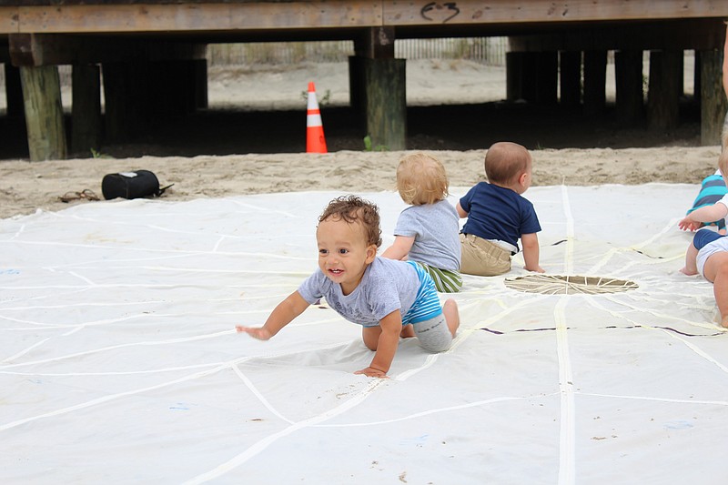 Get ready to watch babies race each other on the beach Tuesday. (courtesy City of Ocean City) 