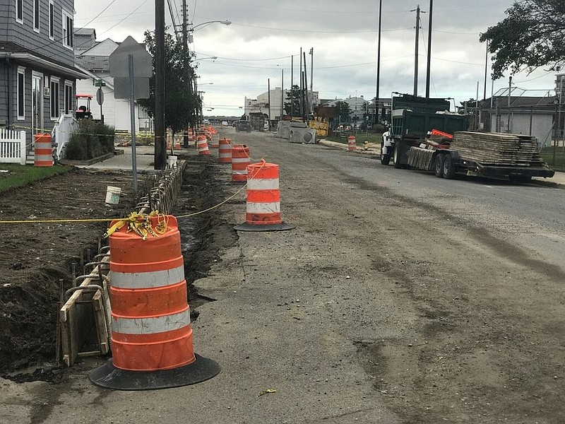 Third Street awaits a new layer of paving.