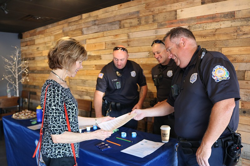 Get to know the police officers at Coffee With Cops.