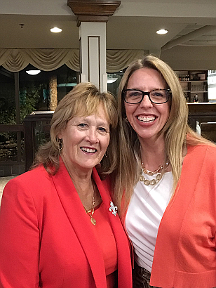 Cape May County Freeholder, Marie Hayes, pictured with her daughter, Danielle Carrano