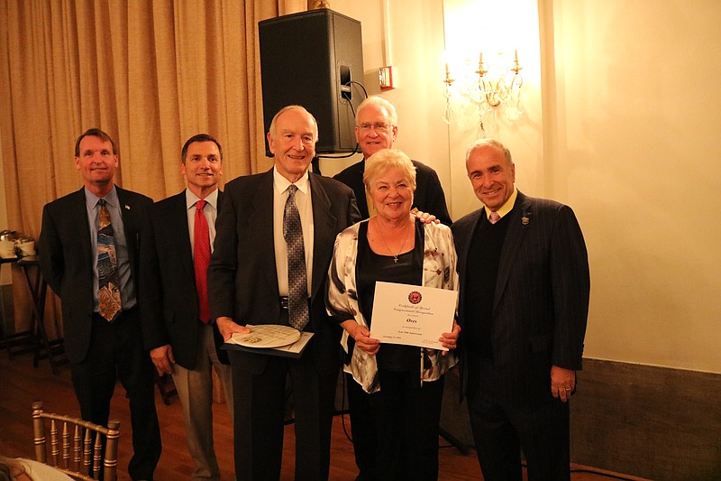 The Oves family were honored for celebrating 50 years.