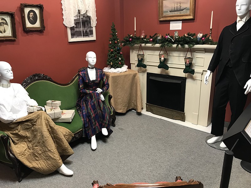 A Victorian Ocean City Parlor, sponsored by Sturdy Savings Bank, is a highlight of the annual Christmas exhibit at the Historical Museum.