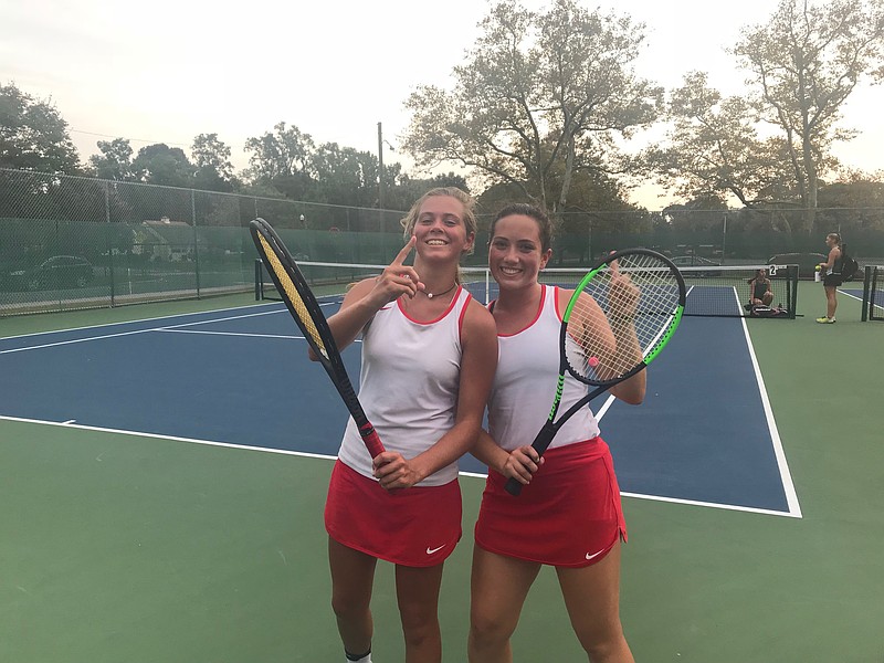 Bowman, left, and Graham and the Red Raider squad dominated the Cape Atlantic League in 2018