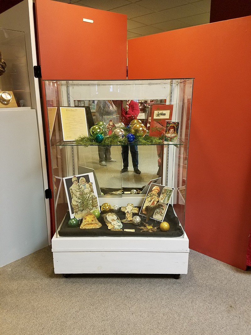 Some of the ornate Victorian-era holiday decorations to be displayed at the Ocean City Historical Museum.