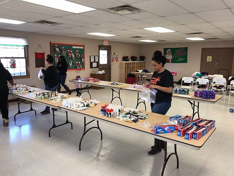 Brittany Battle, right, wants to help people in her hometown of Ocean City. For a second year in a row, she is collecting donations for those in need. (Photos courtesy of Brittany Battle)