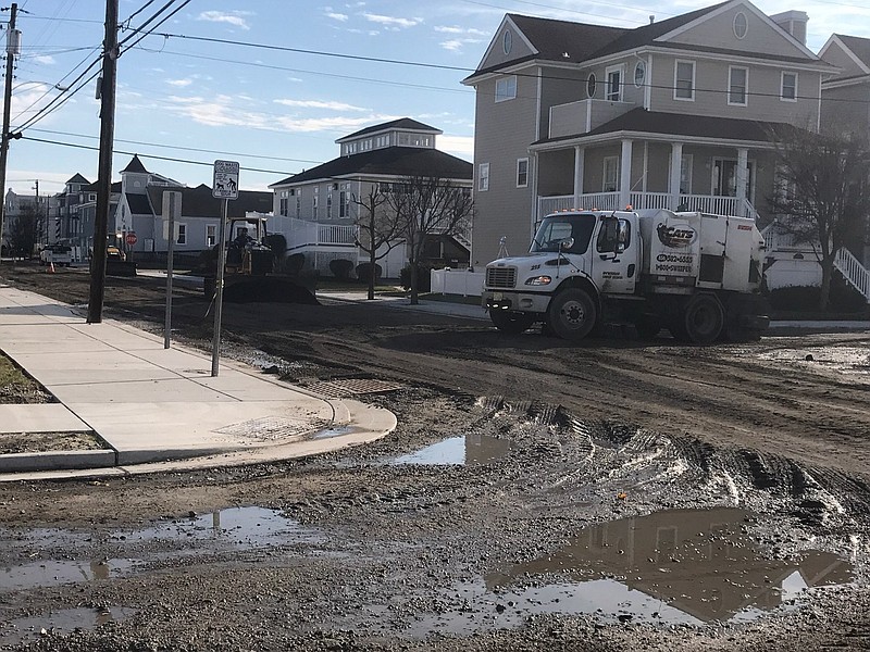 Paving is scheduled for the intersection of Seven Street and Moore Avenue.