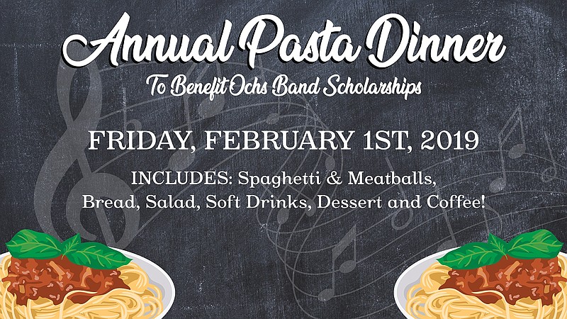 The Band Boosters will host a pasta dinner Feb. 1. (Courtesy JASM Consulting)