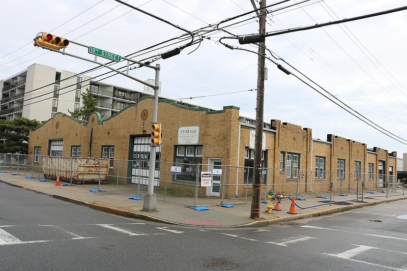 The old brown-brick building at the corner of 10th Street and Ocean Avenue will also be demolished.