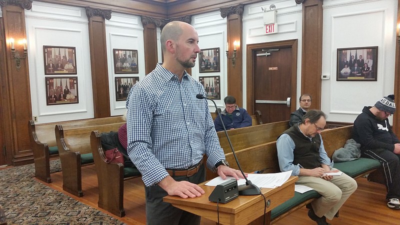 Frank Donato, the city's chief financial officer, tells Council that the Special Improvement District budget funds an array of special events.