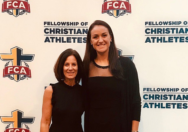 Local FCA staff Laura Matera and Sara Mostafa