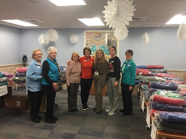 The volunteers and the library’s dedicated staff brought Operation Warm to life.