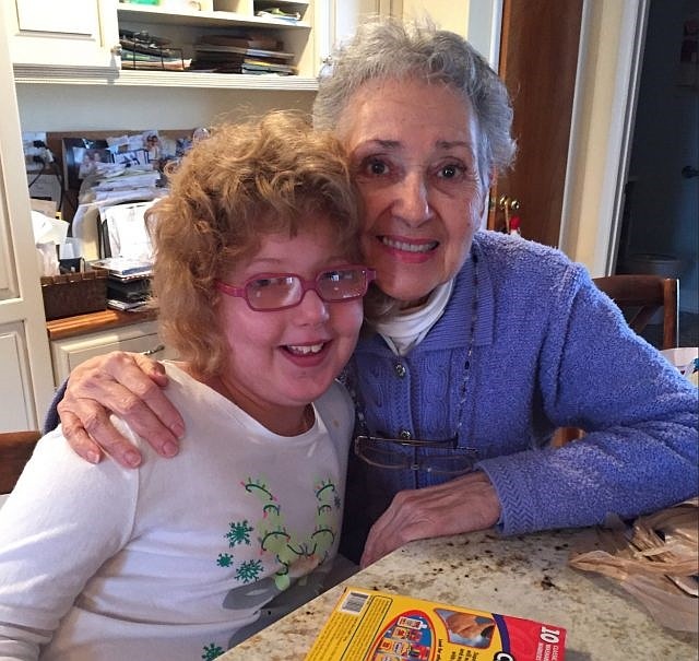 Marie Zielinski with her 10-year-old granddaughter Lucia Corso. (Courtesy Corso family)