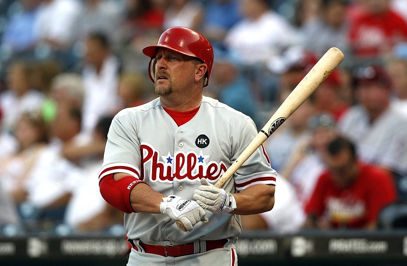 Learn about the Phillies in an upcoming lecture. Pictured is former Philly slugger Matt Stairs. (Photo provided by the City of Ocean City)