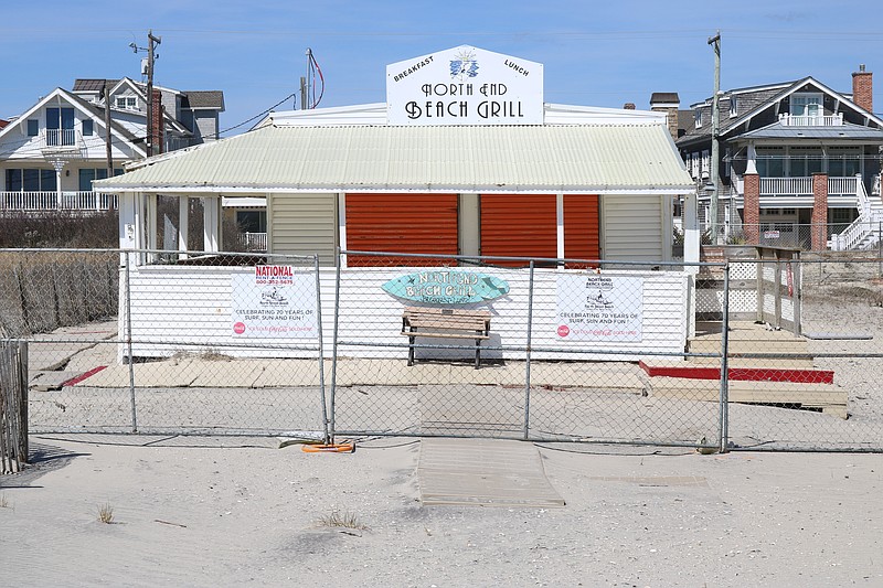 The fire-damaged eatery is undergoing renovations.