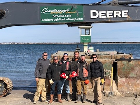 The Scarborough Marine Group members "stand down" after the dredging season ends on March 31. (Photo courtesy of Kirsten Fasy)