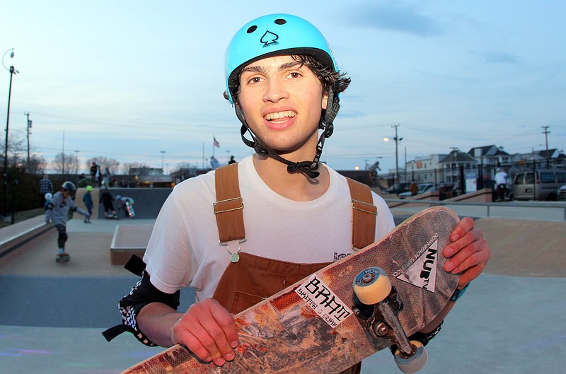 Ocean City High School student Kai DeMarco founded the Ocean City Skate Club. 